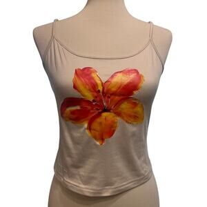 Floral Tank Top with Adjustable Straps